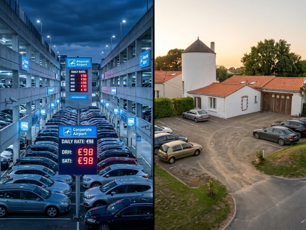 Parking longue durée aéroport Nantes : comment choisir sans surpayer